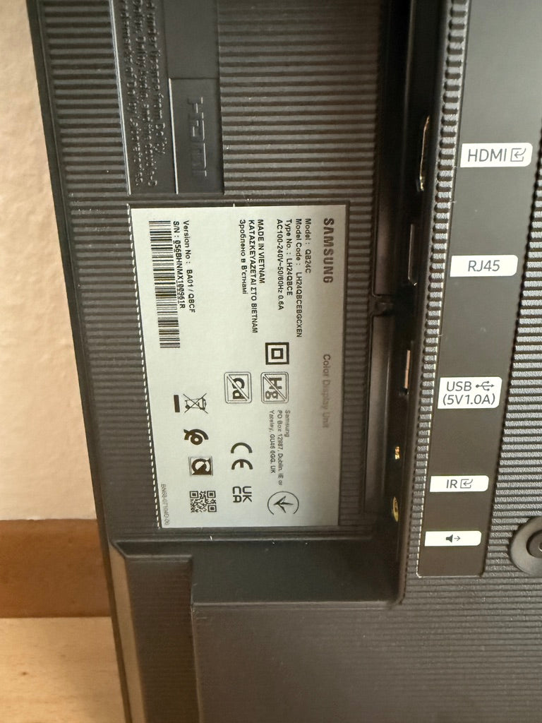 Samsung QB24C 24" Bildschirm