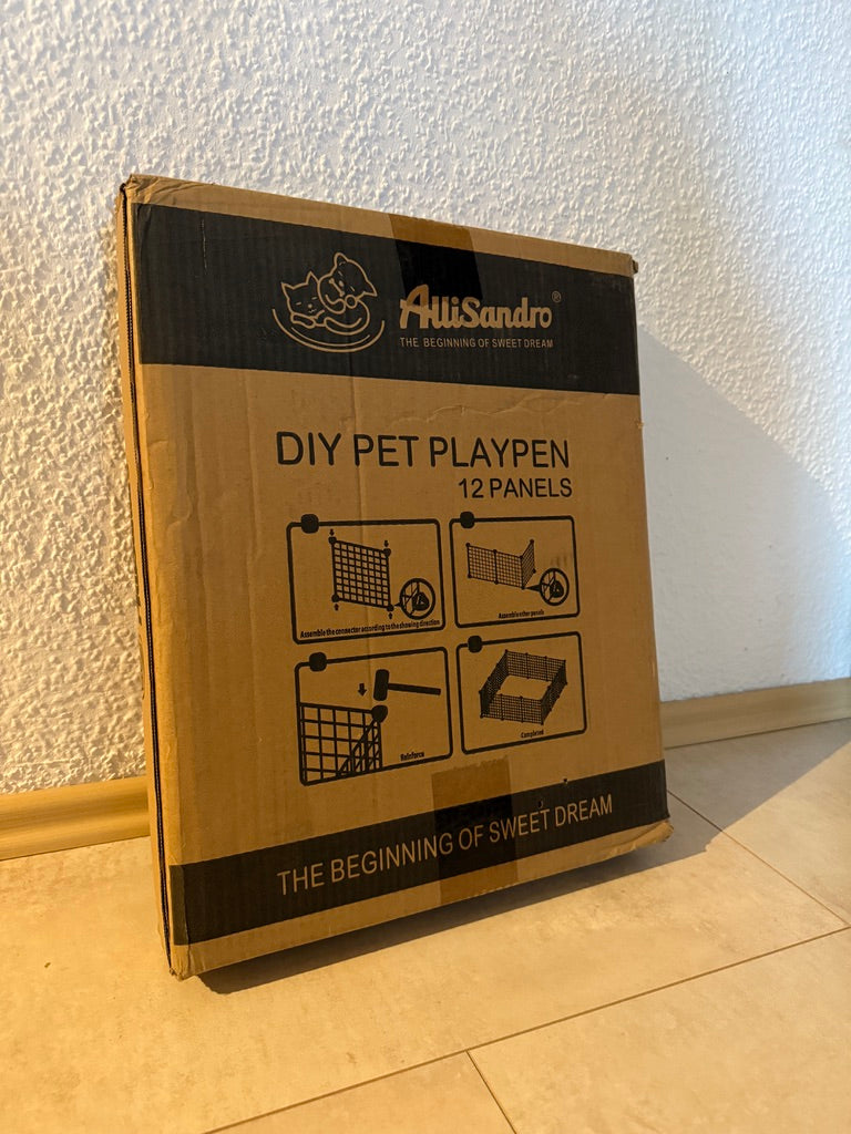 AlliSandro Pet Laufgitter verstellbar