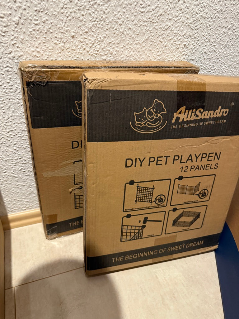 AlliSandro Pet Laufgitter verstellbar