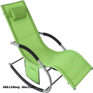 SoBuy Gartenliege Grün 150cm